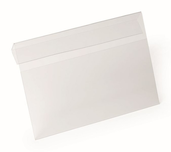 Borsa identificativa DURABLE HARD COVER con piega A5 orizzontale, confezione da 10, 116219