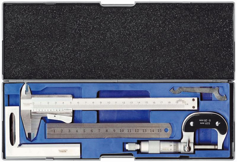 Vogel Germany set di misurazione, 4 pezzi, con calibro, 239911