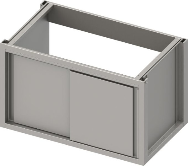 Stalgast box sottolavello in acciaio inox versione 2.0 con ante scorrevoli, costruzione base 800x540x660 mm, BX08572F