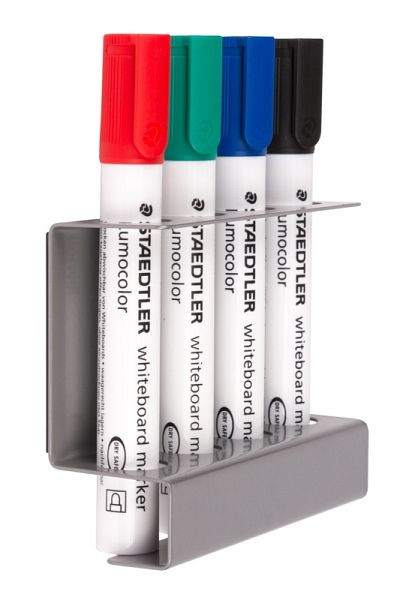 Supporto Eichner per penne per lavagna bianca, magnetico, LxAxP 120 x 90 x 40 mm, per penne con un diametro di circa 18 mm, 9225-01011
