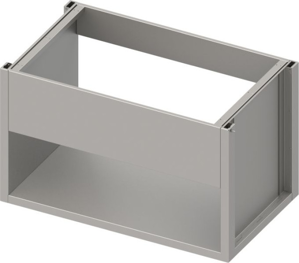 Stalgast mobile sottolavello in acciaio inox versione 2.0 con pannello lavabo, costruzione base 1200x640x660 mm, BX12670F