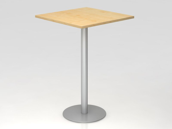 Tavolo da bar Hammerbacher 80x80cm acero/argento, struttura: argento, VSTH88/3/S