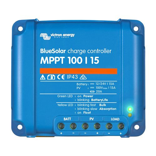 Regolatore di carica solare Victron Energy MPPT BlueSolar MPPT 100/15, 321475