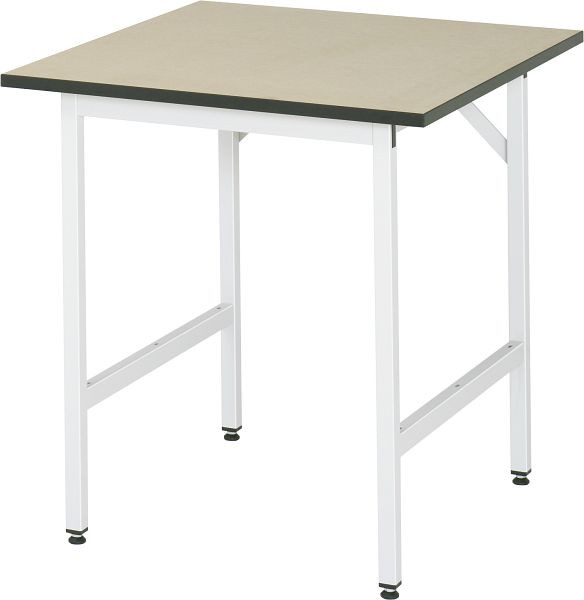 Tavolo da lavoro serie RAU Jerry (3030) - regolabile in altezza, pannello MDF, 750x800-850x800 mm, 06-500F80-07.12