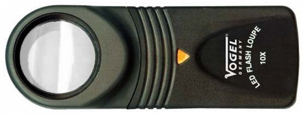 Lente d'ingrandimento portatile a LED Vogel Germany, 15x, Ø 21 mm, 600167