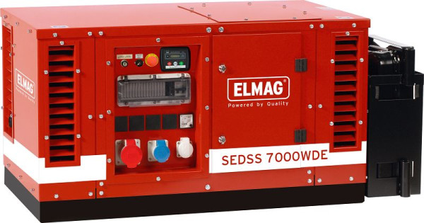 Generatore di corrente ELMAG SEDSS 7000WDE, con motore HATZ 1B40 (insonorizzato), 53226