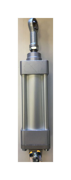 ELMAG cilindro pneumatico per dispositivo di trattenimento lamiera, per cesoia lamiera HGS-A, 9804015