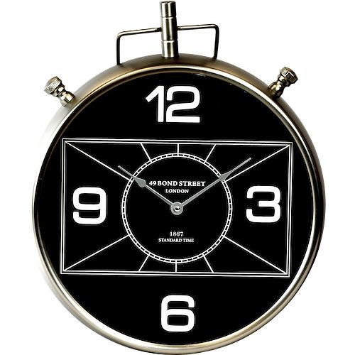 Orologio da parete al quarzo Technoline &quot;49 Bond Street&quot;, metallo, dimensioni: Ø 40 cm, 773711