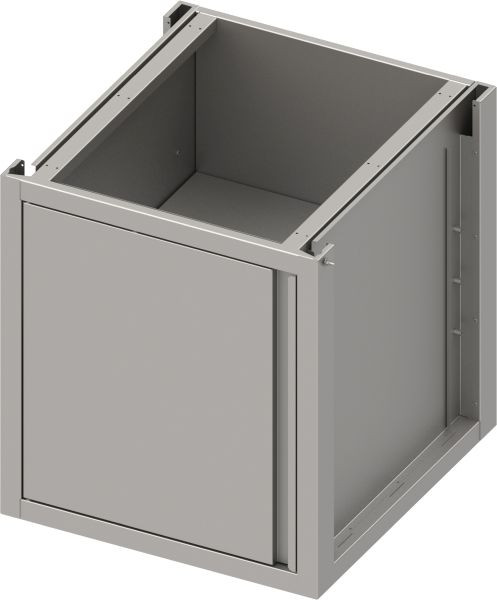 Stalgast armadio base in acciaio inox versione 2.0 con porta a battente, costruzione base 400x640x660 mm, BX04651F