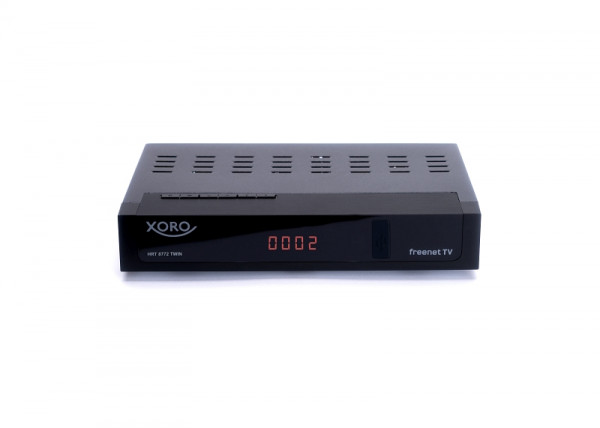 Ricevitore ibrido XORO per antenna digitale (HEVC DVB-T / T2) e TV via cavo (DVB-C), HRT 8772 HDD senza disco rigido, PU: 10 pezzi, SAT100601
