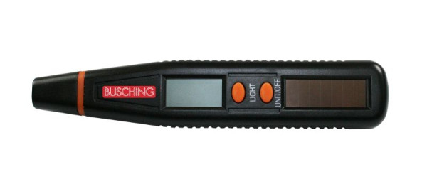 Busching Manometro digitale per pneumatici "SOLAR" display LCD, PSI, Bar, KPa, Kg/cm², 100854