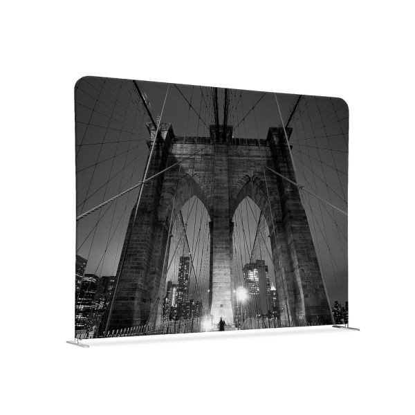 Showdown Displays Divisorio tessile 200-150 Double New York Manhattan Bridge, ZWS200-150SSK-DSI18
