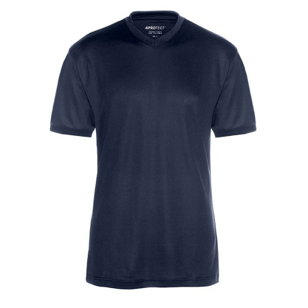 T-shirt con protezione UV 4PROTECT COLUMBIA, blu scuro, taglia: XS, confezione da 10, 3330-XS