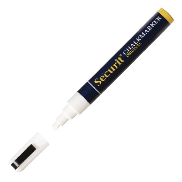 Penna gesso Securit 6mm bianca, P520