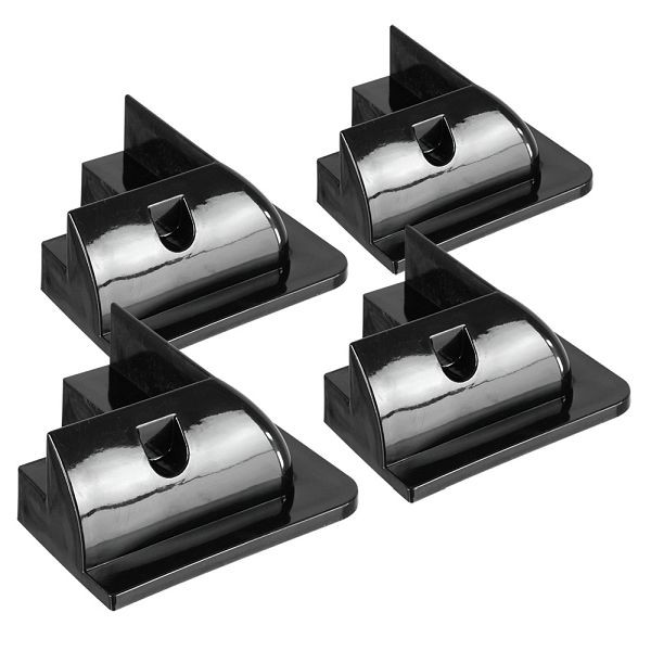 Set di profili angolari in ABS Offgridtec per carichi pesanti nero 150x150mm, 8-01-010860