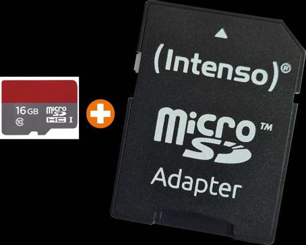 Berger & Schröter scheda di memoria micro SDHC 32 GB, classe 10, con adattatore SD, 31653
