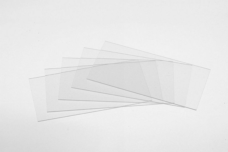 Lastra interna Optrel adatta per Optrel, 55 x 107 x 1 mm, trasparente, conf: 5 pezzi, 5000001