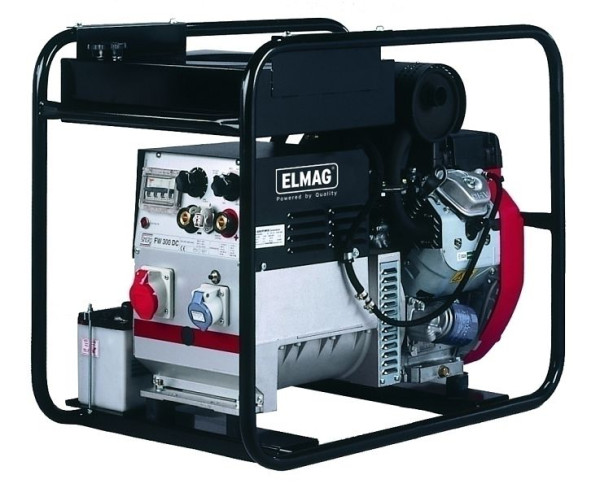 Generatore di corrente per saldatura ELMAG SEB 250XE, con motore HONDA GX630, 53124