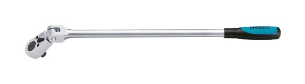 Cricchetto reversibile Hazet, lungo, con snodo, quadrato pieno 12,5 mm (1/2 pollice), 916GL