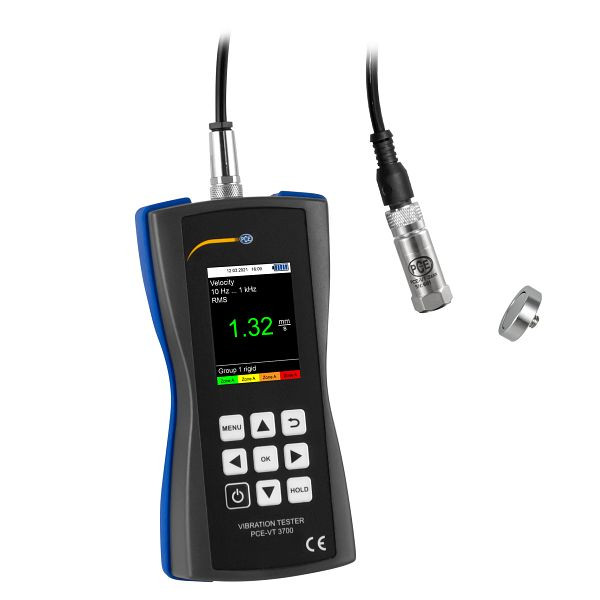 Dispositivo di misurazione delle vibrazioni PCE Instruments, monitoraggio delle vibrazioni di macchine e impianti, PCE-VT 3700