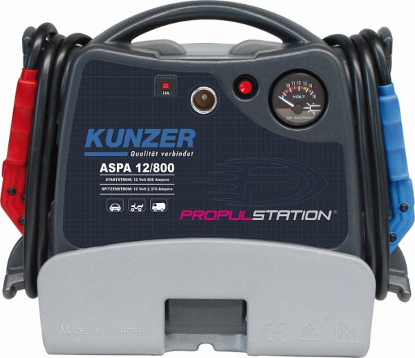 Kunzer AKKU-Start 12V AC/DC, Propulsione 760CA, ASPA 12/800