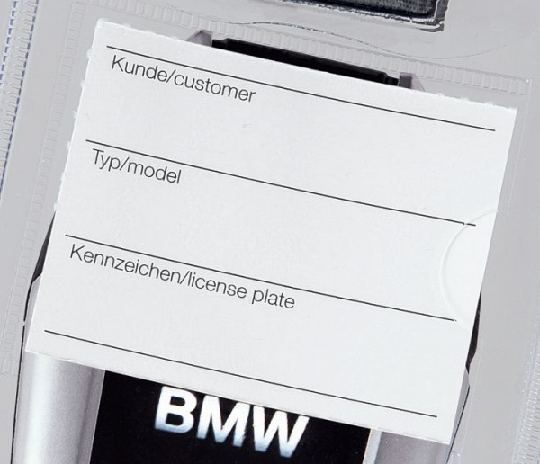Etichette di ricambio Eichner per portachiavi &quot;Display-Key&quot;, UI: 100 pezzi, 0508-00498
