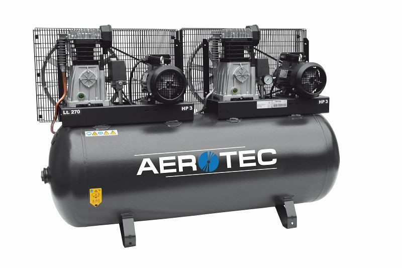 Compressore tandem AEROTEC 600T-270 FT, funzionamento sincrono, 2010187