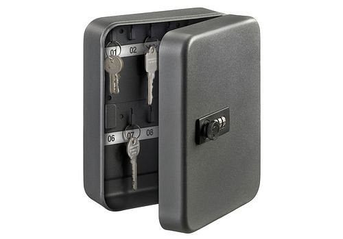 Cassetta portachiavi DENIOS KC 20 C, con 20 ganci per chiavi, con chiusura a combinazione, 248-542
