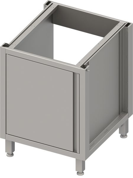 Stalgast box sottolavello in acciaio inox versione 2.0, per gambe/telaio zoccolo, con anta battente 600x540x660 mm, BX06571