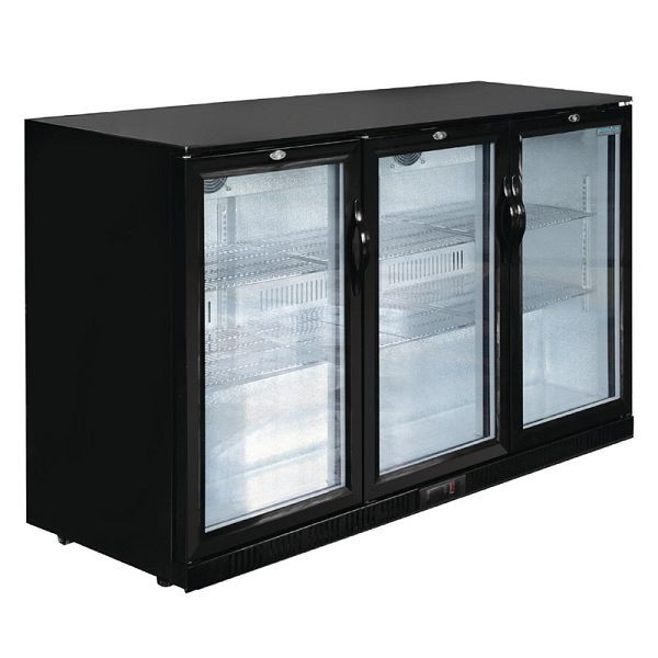 Refrigerazione da bar modello basso Polar serie G tre porte battenti 320L, GL014