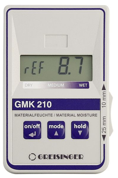 Misuratore di umidità dei materiali Greisinger GMK 210 per roulotte e barche, 600107