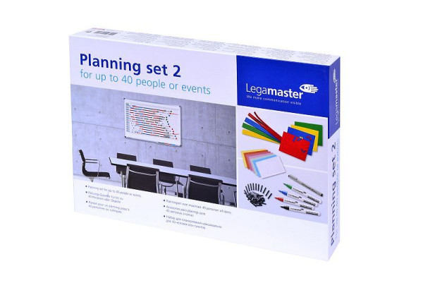 Set pianificazione Legamaster 2 per 40 persone, occasioni, progetti, 7-435200