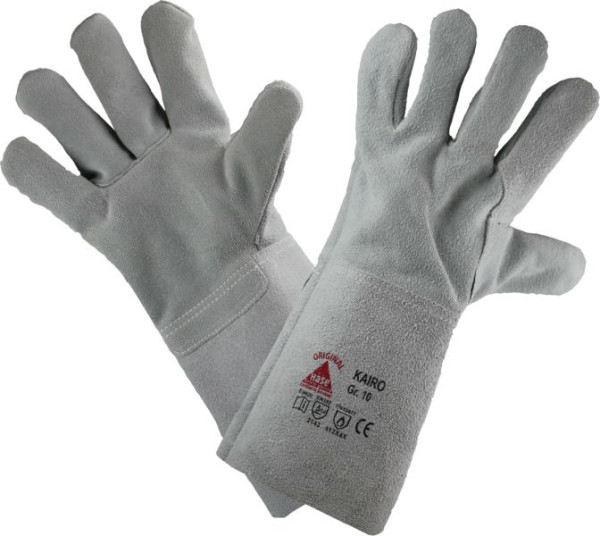 Hase Safety KAIRO-long, 5Fg guanti di sicurezza per saldatori, taglia: 10, UI: 6 paia, 295000-10