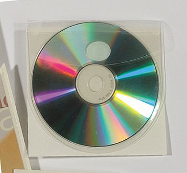 Borsa CD RENZ con chiusura, autoadesiva, confezione da 100, 23127127