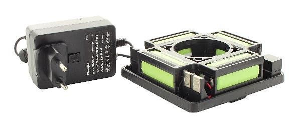 hedue set con batteria e caricabatteria per laser rotanti Q2 e R3, 1002
