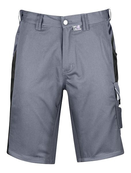 PKA Bestwork New pantaloncini da lavoro, 250 g/m², grigio/nero, taglia: 42, PU: 5 pezzi, BWSH-GRS-042