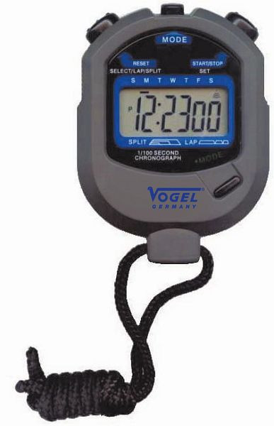 Cronometro digitale Vogel Germany, IP54, con funzionamento a 3 pulsanti, intervallo di visualizzazione: 9 ore / 59 minuti / 59 secondi, 580505