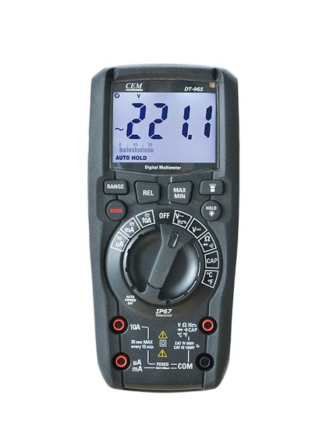 Multimetro digitale CEM, CEM DT-965