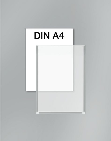 Tasca per poster Kerkmann DIN A4, L 210 x P 3 x H 297 mm, trasparente, UI: 2 pezzi, 44691400