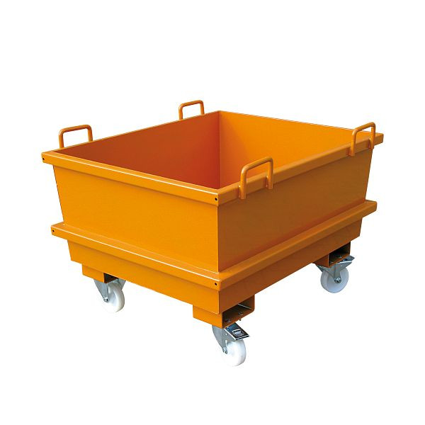 Eichinger contenitore universale industriale, 1000 kg, 300 litri, arancio puro, 20310400000000