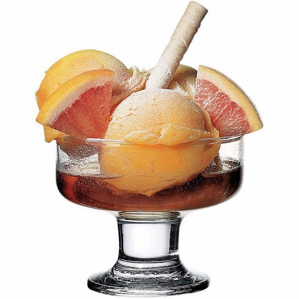 Coppa gelato Stalgast in vetro da 0,28 litri, confezione da 6 pezzi, GL4201280