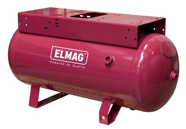 Serbatoio aria compressa ELMAG sdraiato, 11 bar, EURO L 100 CE (adatto per pompa B5900 - ha console più grande), 10157