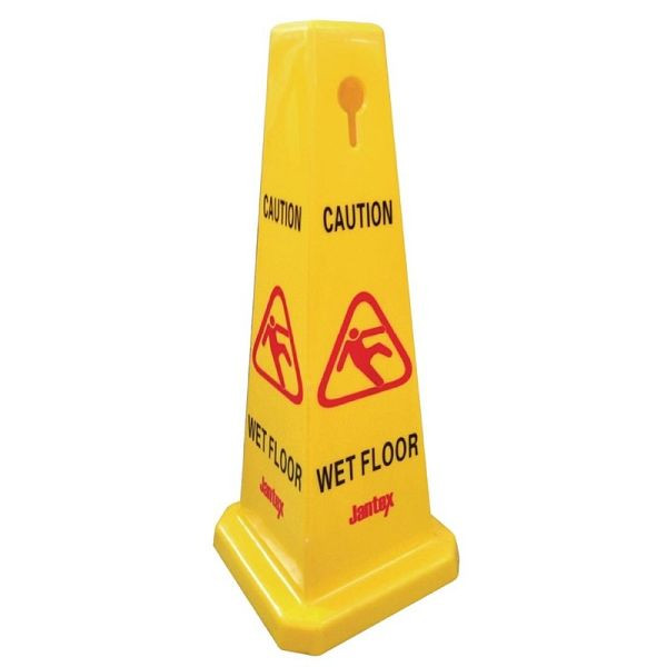 Cono di avvertimento Jantex "Attenzione pavimento bagnato", L483
