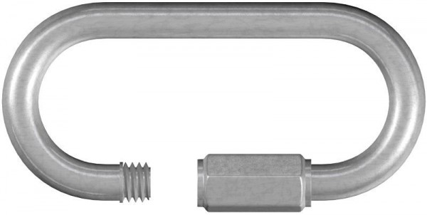 Dörner + Helmer Notglied mit Schraube, Stahl, galvanisch verzinkt, 10 mm, Tragkraft 500 kg, VE: 10 Stück, 174110