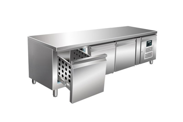 Tavolo refrigerante sottopiano Saro con cassetti modello UGN 3100 TN-3S, 323-3115