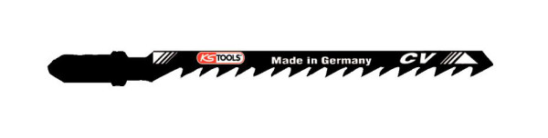 Lama per seghetto alternativo KS Tools taglio curvo, CV, 100 mm, 4 mm, confezione da 5, 129.3105