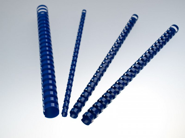 Raccoglitore in plastica RENZ per spine US Division, 21 anelli per A4, Ø 10 mm, blu, PU: 100 pezzi, 17100321