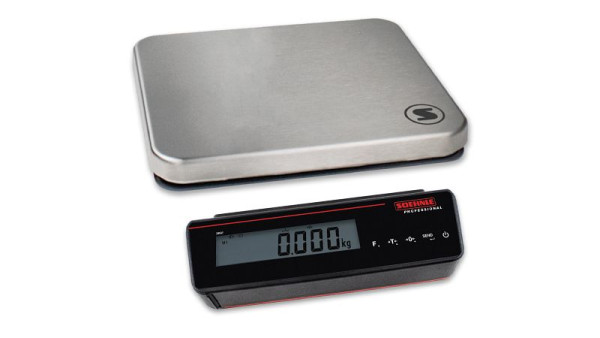 Bilancia da tavolo Soehnle extra piatta, carico massimo: 30 kg, incremento cifre: 10 g, 310x275 mm, IP42, 9065.02.001