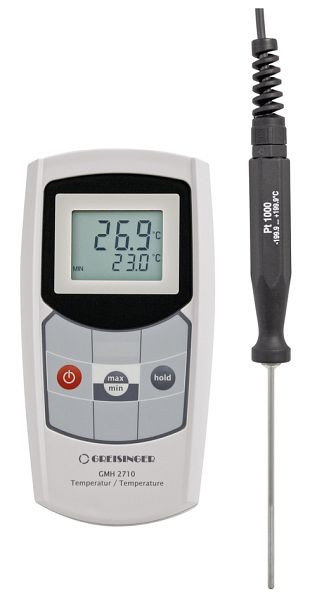 Dispositivo di misurazione della temperatura Greisinger GMH 2710-T incluso sensore universale, 602034