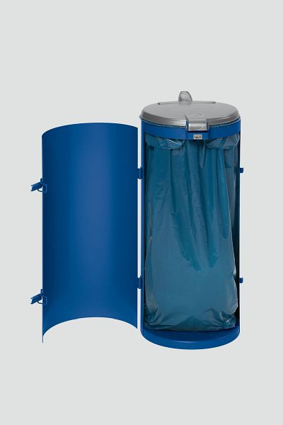 VAR compatto raccolta rifiuti junior con porta a un'anta, blu genziana, 10161